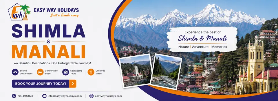 Shimla Manali Tour Package Ex Delhi tour package banner