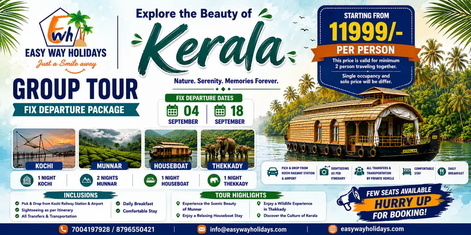 Kerala Tour Package travel offer image
