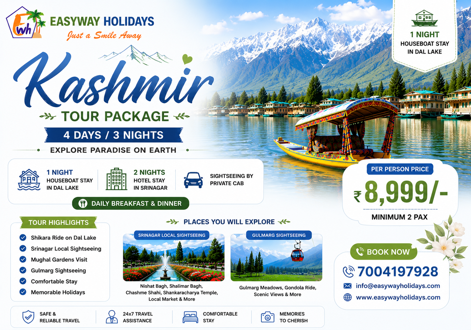 4 Days 3 Nights Kashmir Package - package image