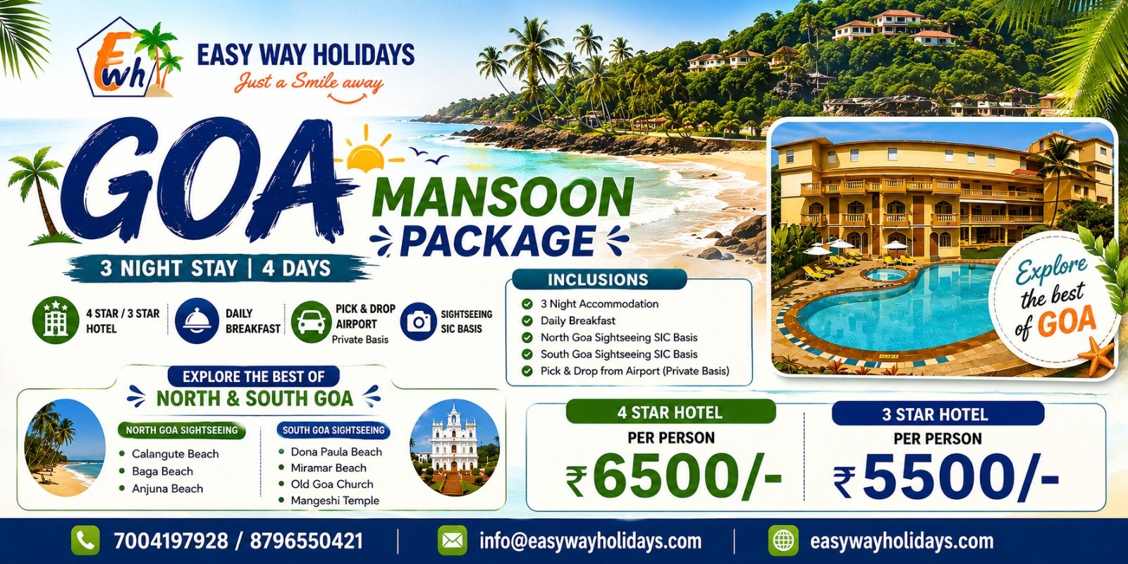 Goa Tour Package travel offer image